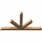 Ekena Millwork Saratoga Timber Gable Bracket, Western Red Cedar, 60"W x 32"H x 3 1/2"D x 3 1/2"F, 13/12 Pitch GBW060X32X0404SAR00SWR - alternate 5
